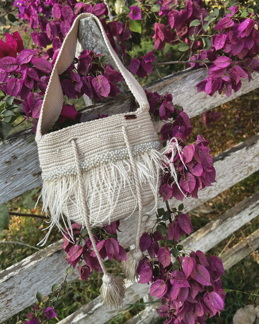 Mocchila Wayuu Oasis tira corta