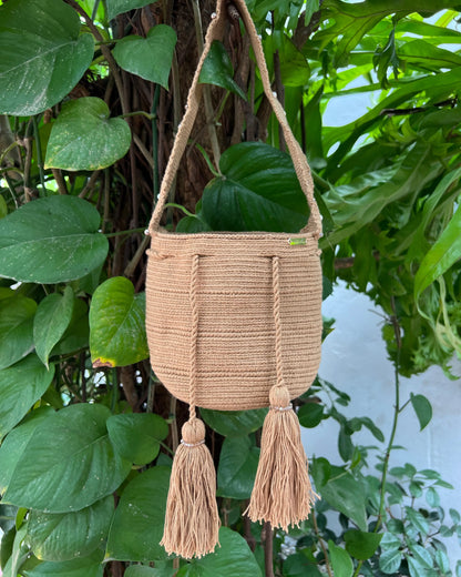 Mochila Wayuu Miel Pequeña
